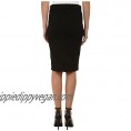 Blank NYC Women's Black Pencil Skirt in Nightchild