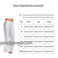 BZSHBS Women's Cotton Linen Long Pants High Waist Drawstring Loose Fit Casual Trousers with Pockets
