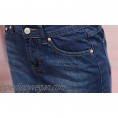 chouyatou Women's Casual Work Wear Mini Denim Jean Skirt