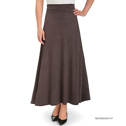 Collections Faux Suede A-Line Skirt