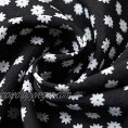 Fleur Wood Women's Short Sleeve V Neck Ruffle Floral Wrap Maxi Dresses Flowy Summer Boho Maxi Dress with Tie Belt
