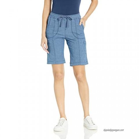 Lee Women's Flex-to-go Relaxed Fit Pull-on Cargo Bermuda Short