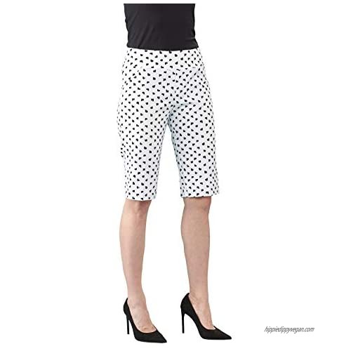 Lena Gabrielle Women's Spring Stretch Shorts  Brushed Spots