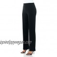 Rekucci Travel in Style Women's Soft Knit Classic Straight Leg Pant