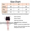 TD Collections Women's Elastic Waist Tiered Crochet Lace Scallop Hem Casual Mini Shorts