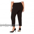 Kasper Womens Plus Button-Detail Ankle Dress Pants
