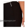 Kasper Womens Plus Button-Detail Ankle Dress Pants