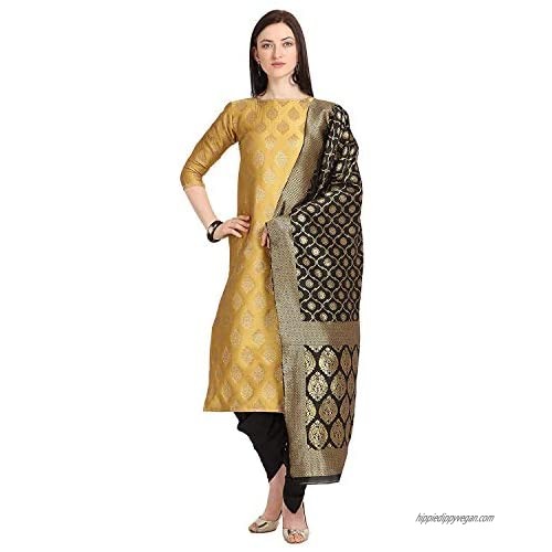 Ready to Wear Ethnic Dhoti Patiala Palazzo Pant Jacquard Silk Fabric Salwar Suit for Women