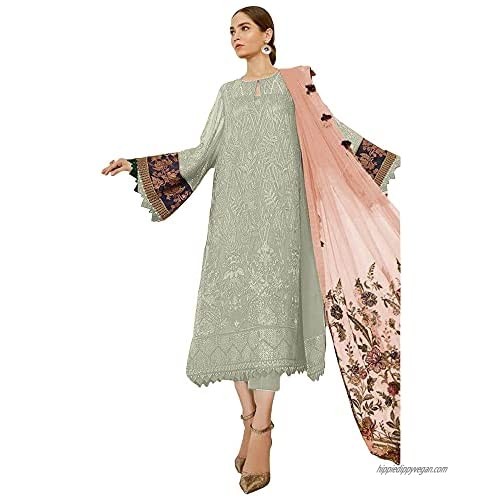stylishfashion Reception Wear Pakistani Indian Beautiful Designer Salwar Kameez Pant Dupatta Suits
