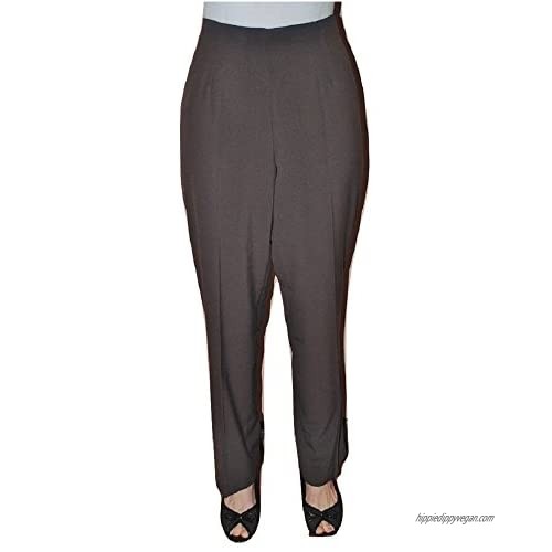 NKD Women's Slimming Espresso Brown Dress Pants