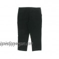 Style & Co. $69 Black Stretch Flat-Front Relaxed Capri Pants SZ 4 New with Tags
