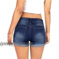 Leehonn Womens Summer Strech Regular Casual Fit Jean Shorts