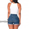 Sexyshine Women's High Waist Casual Loose Stretch Jeans Denim Shorts