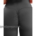 FITTOO Womens Butt Lift Ruched Yoga Pants Sport Pants Workout Leggings Sexy High Waist Trousers Scrunch Butt Tight