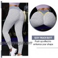 JOYMODE Women's Butt Lifting Leggings - High Waisted Yoga Pants - Anti Cellulite Slimming Scrunch Booty Sports Tights Grey