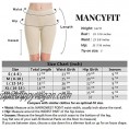 MANCYFIT Slip Shorts for Women Smooth Short Leggings Half Mid Thigh Legging Sleek Undershorts