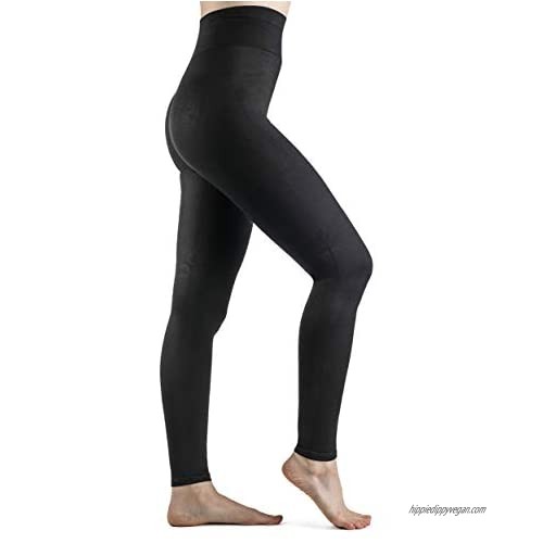 SIGVARIS Soft Silhouette Leggings Opaque Footless Compression Tights 15-20 mmHg