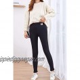 Winter Sherpa Fleece Lined Leggings for Women High Waist Stretchy Thick Cashmere Leggings Plush Warm Thermal Pants