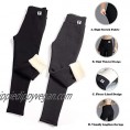 Winter Sherpa Fleece Lined Leggings for Women High Waist Stretchy Thick Cashmere Leggings Plush Warm Thermal Pants