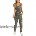 ANRABESS Women Camouflage Print Jumpsuits Rompers
