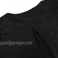 Yidarton Women's Long Sleeve V Neck Chiffon Blouses Tops Pleated Button Down Business Shirts