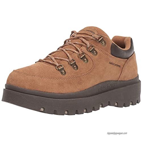 Skechers Women's Shindigs-Stompin' -Rugged Heritage Style 5-Eye Suede Shoe-Boot Oxford