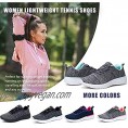 STQ Walking Shoes for Women Lace Up Lightweight Tennis Shoes