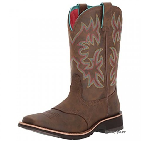 Ariat Delilah Leather Western Boots - Women’s Comfortable Cowgirl Boot