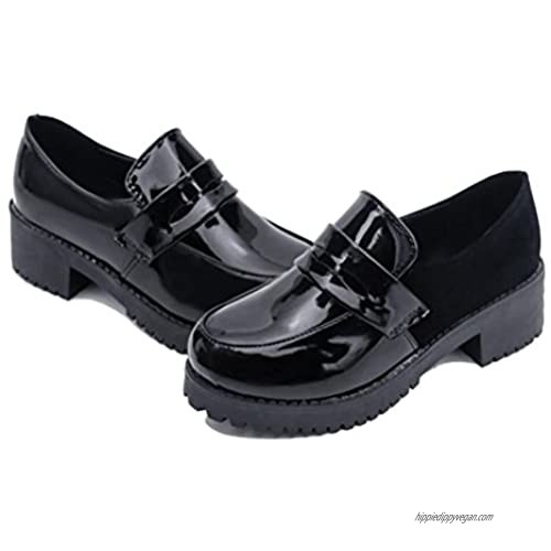 Women's Loafer Shoes Girl's Low Top Japanese Students Maid Uniform Dress Oxford Shoes