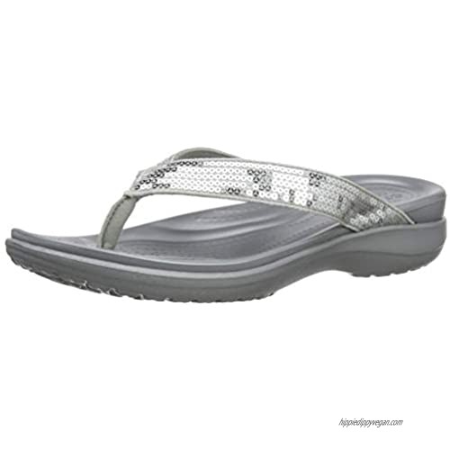Crocs womens Capri V Sequin Flip Flops | Sandals for Women