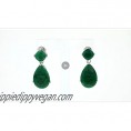 Ross-Simons 19.20 ct. t.w. Emerald Drop Earrings in Sterling Silver