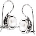 Silpada 'Modern Fairytale' 18 mm Freshwater Cultured Pearl Drop Earrings in Sterling Silver