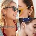 12 Pieces Ear Cuff Wrap Crawler Hook Earrings Rhinestone Chain Tassel Earrings Simple Ear Clips for Women Girl Valentine's Day