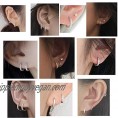 XLSFPY 3 Pairs Sterling Silver Small Hoop Earrings Tiny Cartilage Earring Cubic Zirconia Cuff Earrings Mini Hoops Earrings Ear Piercing for Women Girls
