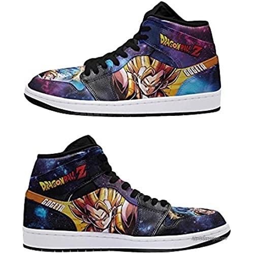 Cool Custom Dranon Ball Z Printing High Top Basketball Shoes Mens Womens Shock Absorbing Casual Outdoor Sport Sneaker Japan Anime Classic Sneakers