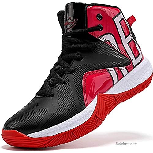 Elaphurus Kid's Basketball Shoes Boys Sneakers Girls Trainers Comfort High Top Basketball Shoes for Boys(Little Kid/Big Kid)