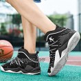 Narstin Women's Plus Size Basketball Shoes with Increased mid-top Soft Classic Summer Perforated Sports one-Step Running Shoes