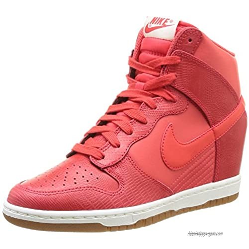 Nike Dunk Sky HI Womens Wedge Basketball Shoes 528899-603 Action Red 8.5 M US