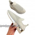 Women's Athletic Walking Shoes Fashion Casual Mesh-Comfortable Work Sneakers Lightweight Slip On Sneakers Gym Orthopedic Shoes  Knitted Anti-Slip Sneakers  Suitable for All Foot Types