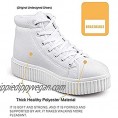 Ladybug Happy Flying On Sunflower Wedge Sneakers for Women Fashion High Top Shoes Casual Platform Ankle Teens Girls