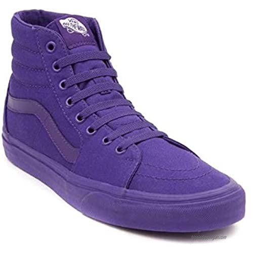 Vans Authentic Skate Shoe (Mens 7/Womens 8.5  Sk8 Hi Purple Mono)