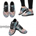 INTERESTPRINT Orchids  Poppy  Dahlia Flowers Women's Running Shoes - Casual Breathable Athletic Tennis Sneakers
