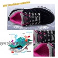 J&TOP Women Walking Running Shoes Lightweight Sneakers Breathable Knit Athletic Running Shoes Fashion Tennis Shoes