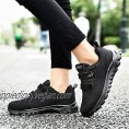 Leader Show Women's Comfort Walking Shoes Tennis Flats Lightweight Casual Double Strap Sneakers