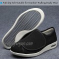 Mei MACLEOD Women's Walking Shoes with Wide Width Lightweight Air Cushion Sneakers Casual Running Jogging Shoes for Diabetic Swollen Feet