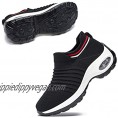 RDTRAVEL Women Walking Shoes Sock Sneakers-Mesh Slip On Air Cushion Fashion Sneakers Running Working Shoes