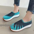 Womens Athletic Walking Shoes - Slip On Memory Foam Lightweight Work Casual Tennis Running 2021 Sneakers for Indoor Outdoor Gym Travel