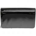 Girly Handbags Metallic Frame Envelope Clutch Bag
