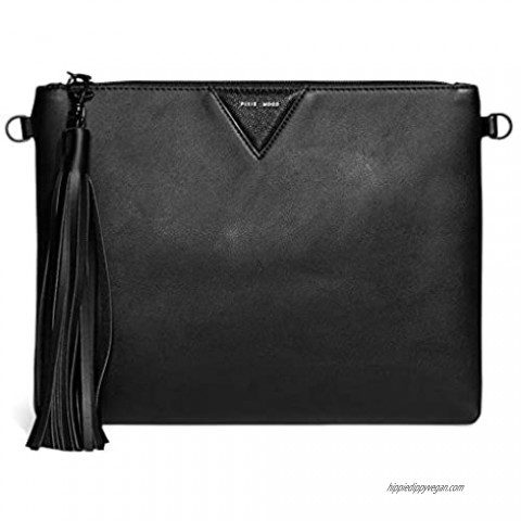Pixie Mood Michelle 11 x 8.25 Vegan Leather Convertible Crossbody Clutch Bag
