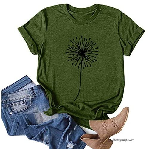 Shirts for Women Women Summer Tops Colorful Tees Short Sleeve Round Neck T-Shirt Casual Loose Fit Shirts Blouses Tops